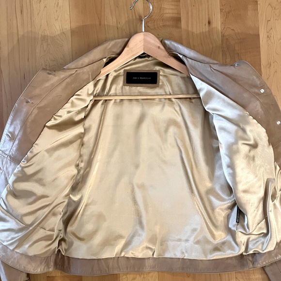 Jim and Marylou Leather Moto Jacket - Sz M - Picture 4 of 10